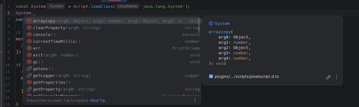 Auto-generated d.ts file